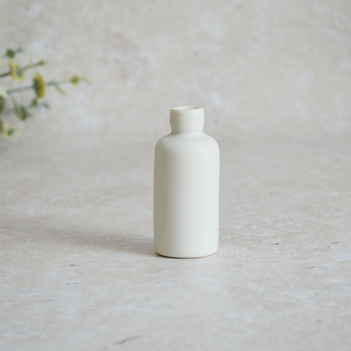 Seconds* Discontinued* I Love You Small Bottle With an Oxide Heart | Porcelain | Valentines Keepsake (A31)