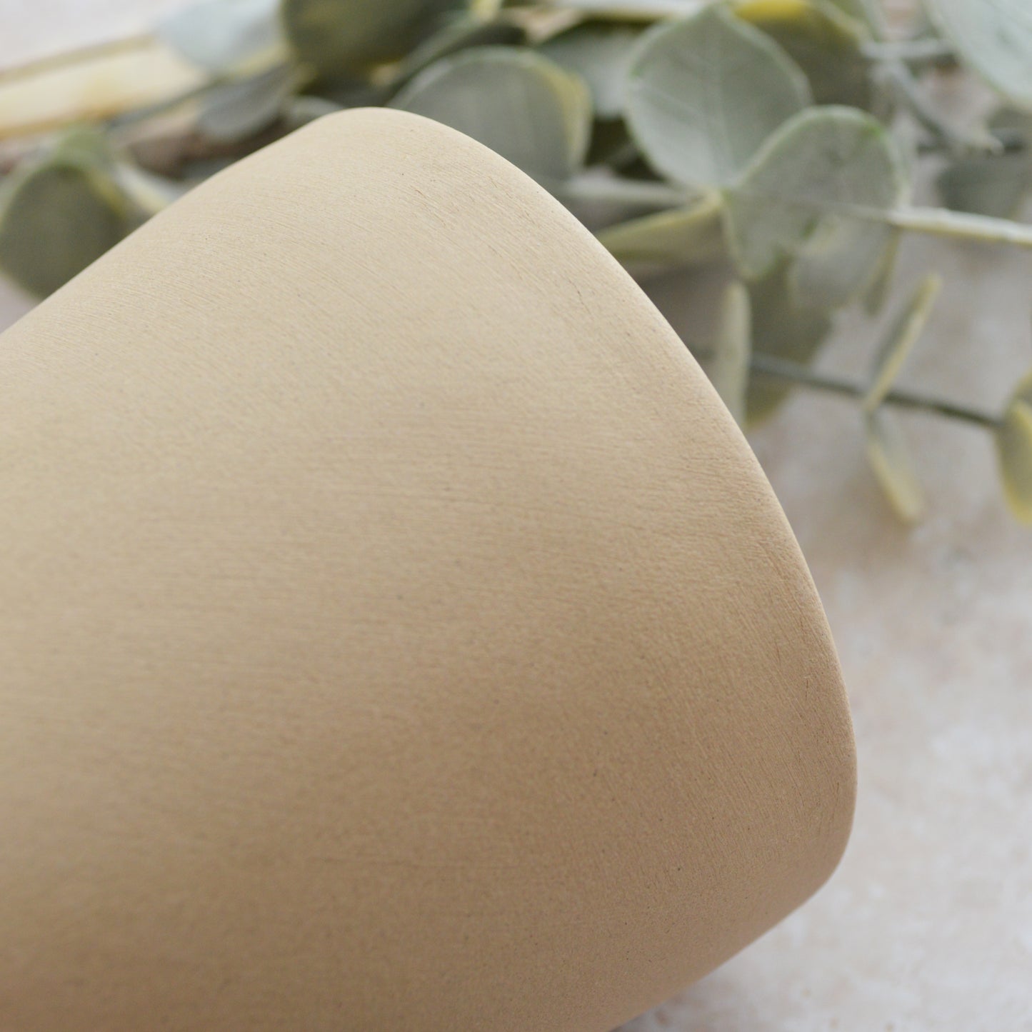 Seconds* Discontinued* Pastel Brown Ceramic Vase With A Short Rim And An Embossed Gold Heart | Flower Vase | Home Decor | Gifts For Her | Stoneware (A73)