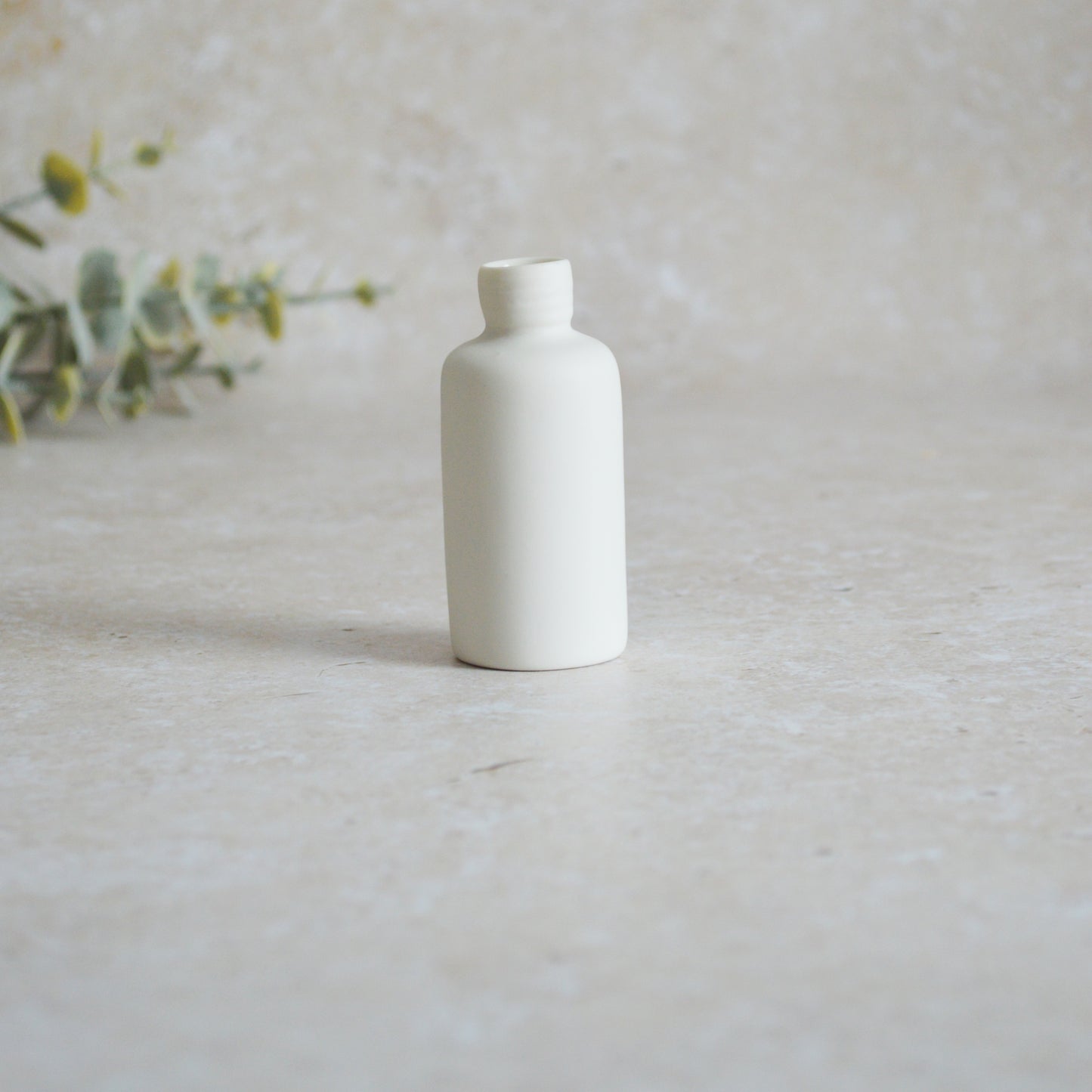 Seconds* Discontinued* I Love You Small Bottle With A Gold Heart | Porcelain | Valentines Keepsake (B23)