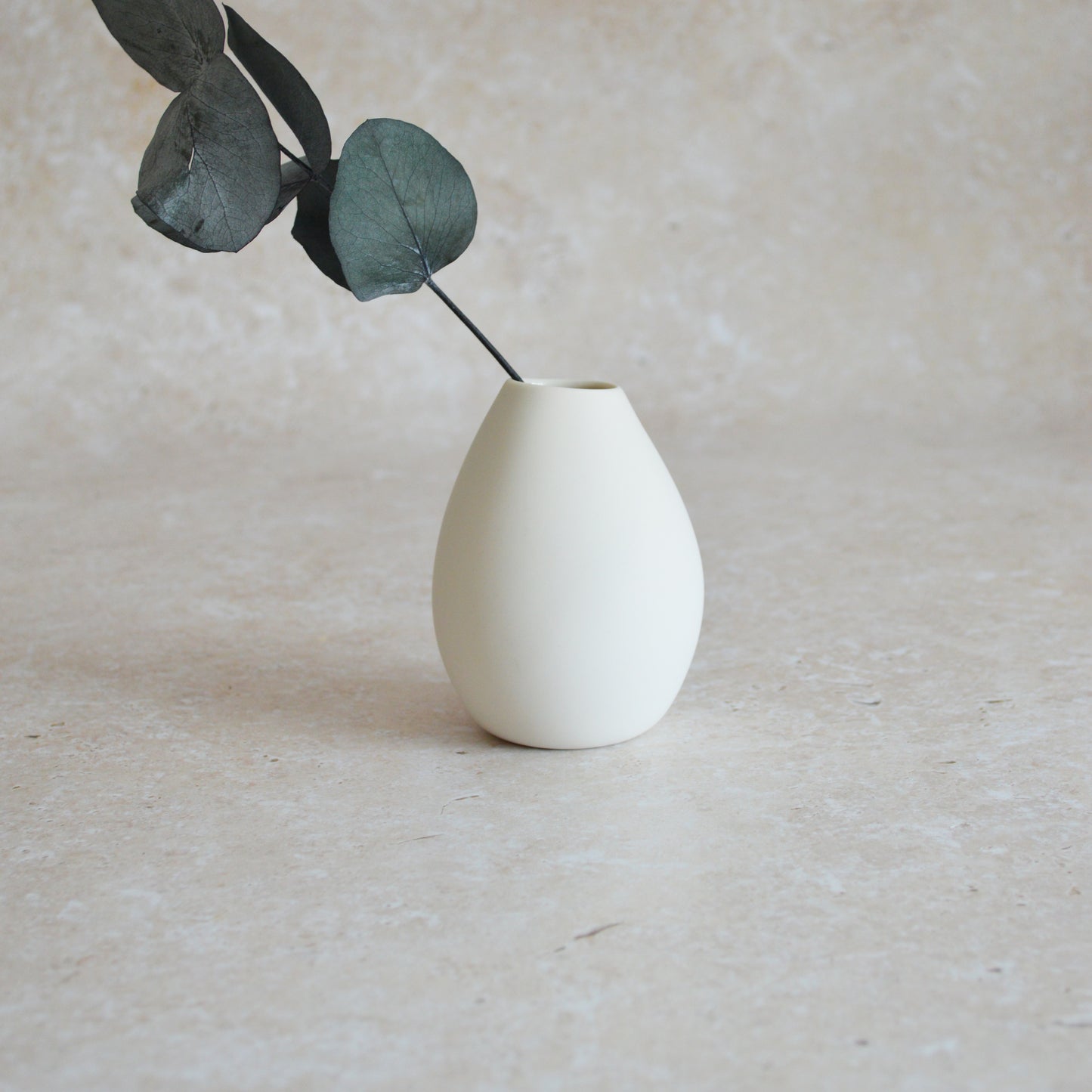 Seconds* Small White Bud Vase with an Embossed Gold Heart | Porcelain | Flower Vase | Mother's Day Vase (A10)