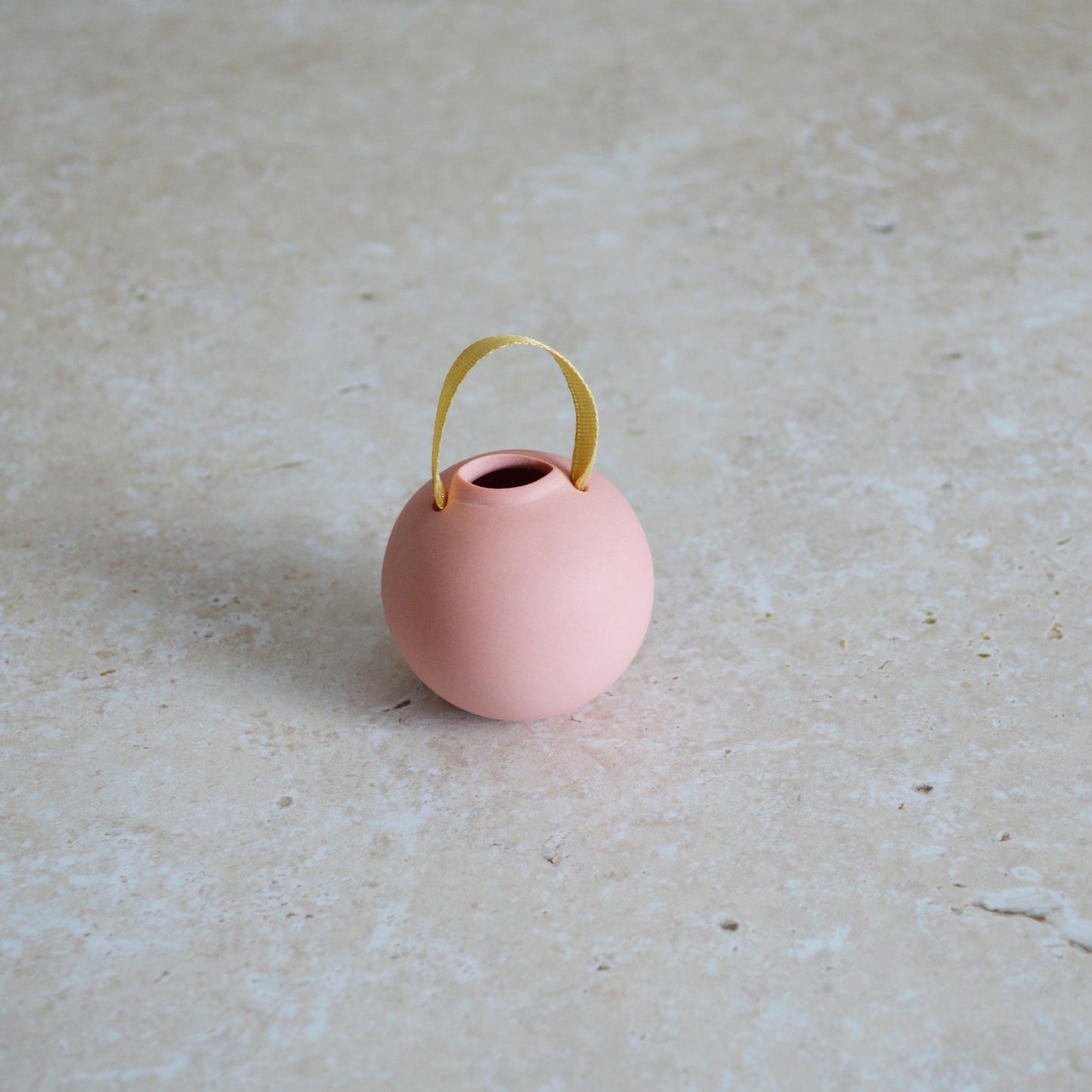 Seconds* Sample* Pastel Porcelain Bauble With A Gold Heart | Porcelain | Hanging Christmas Decorations | Christmas Tree Decor (A110 & A115)