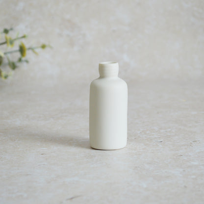 Seconds* Discontinued* I Love You Small Bottle With an Oxide Heart | Porcelain | Valentines Keepsake (A31)