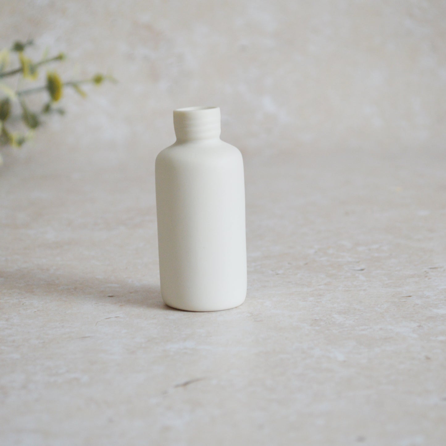 Seconds* Discontinued* I Love You Small Bottle With A Gold Heart | Porcelain | Valentines Keepsake (A32)