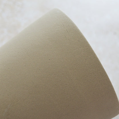Seconds* Pastel Grey Collard Neck Ceramic Vase With An Embossed Gold Heart | Stoneware Vase | Flower Vase (A36)