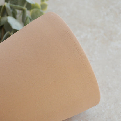 Seconds* Pastel Pink Collard Neck Ceramic Vase With A Gold Embossed Heart | Stoneware Vase | Flower Vase (A51)
