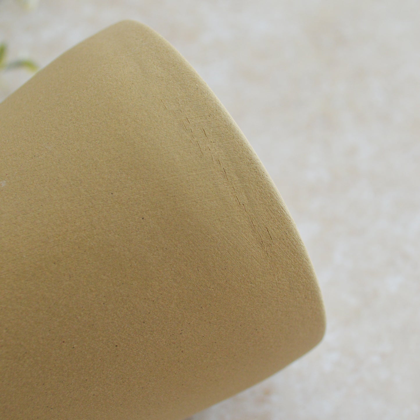 Seconds* Discontinued* Pastel Brown Ceramic Vase With A Short Rim And An Embossed Gold Heart | Flower Vase | Home Decor | Gifts For Her | Stoneware (A62)