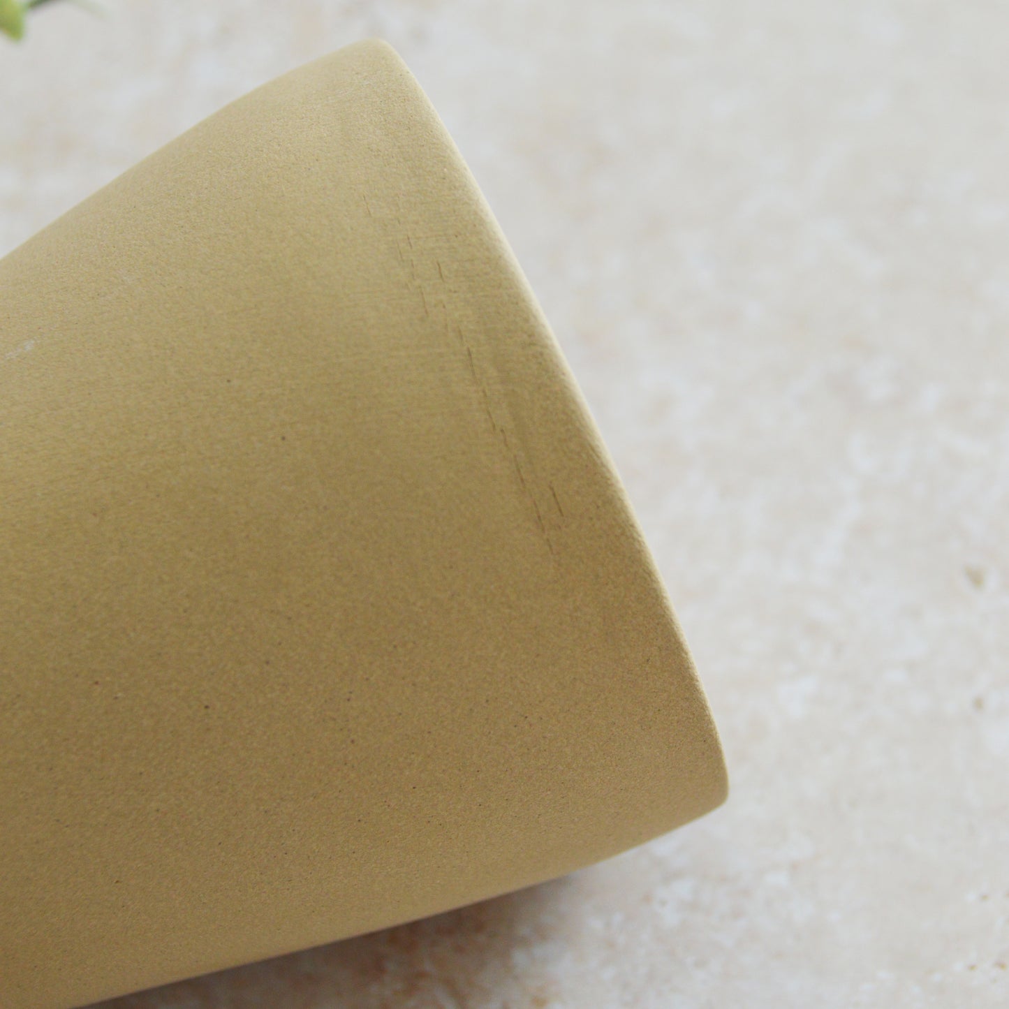 Seconds* Discontinued* Pastel Brown Ceramic Vase With A Short Rim And An Embossed Gold Heart | Flower Vase | Home Decor | Gifts For Her | Stoneware (A62)