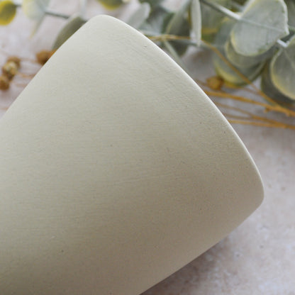 Seconds* Discontinued* Pastel Mint Home Decor Vase With Short Rim And An Embossed Gold Heart | Flower Vase | Spring Vase | Stoneware (A65)