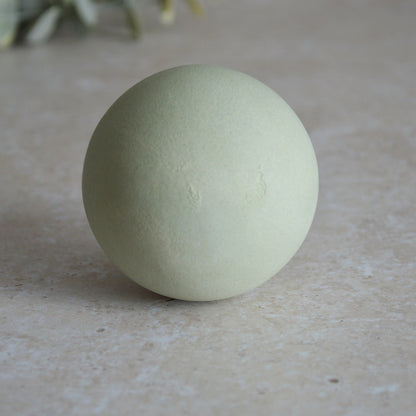 Seconds* MINT Large Pastel Bauble With A Gold Heart | Stoneware | Hanging Christmas Decorations | Christmas Tree Decor (A6)