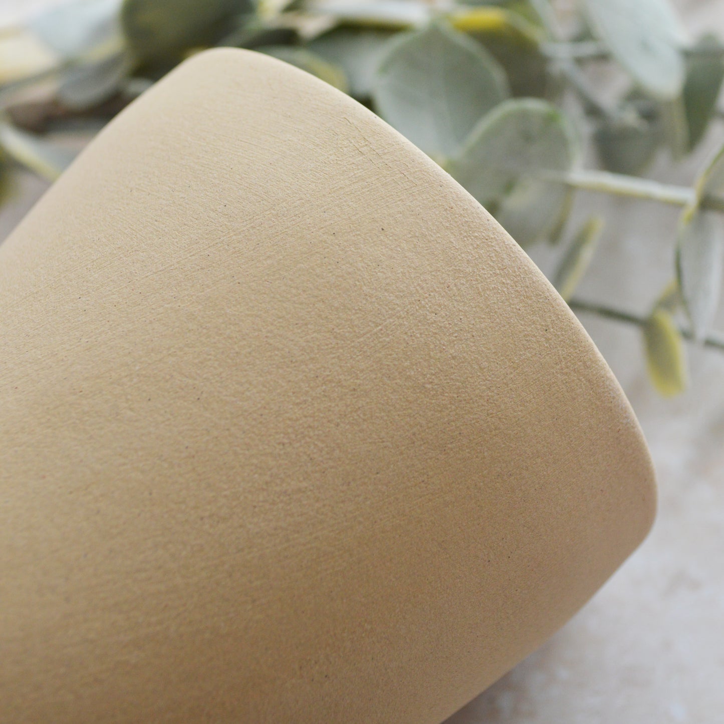 Seconds* Discontinued* Pastel Brown Ceramic Vase With A Short Rim And An Embossed Gold Heart | Flower Vase | Home Decor | Gifts For Her | Stoneware (A73)