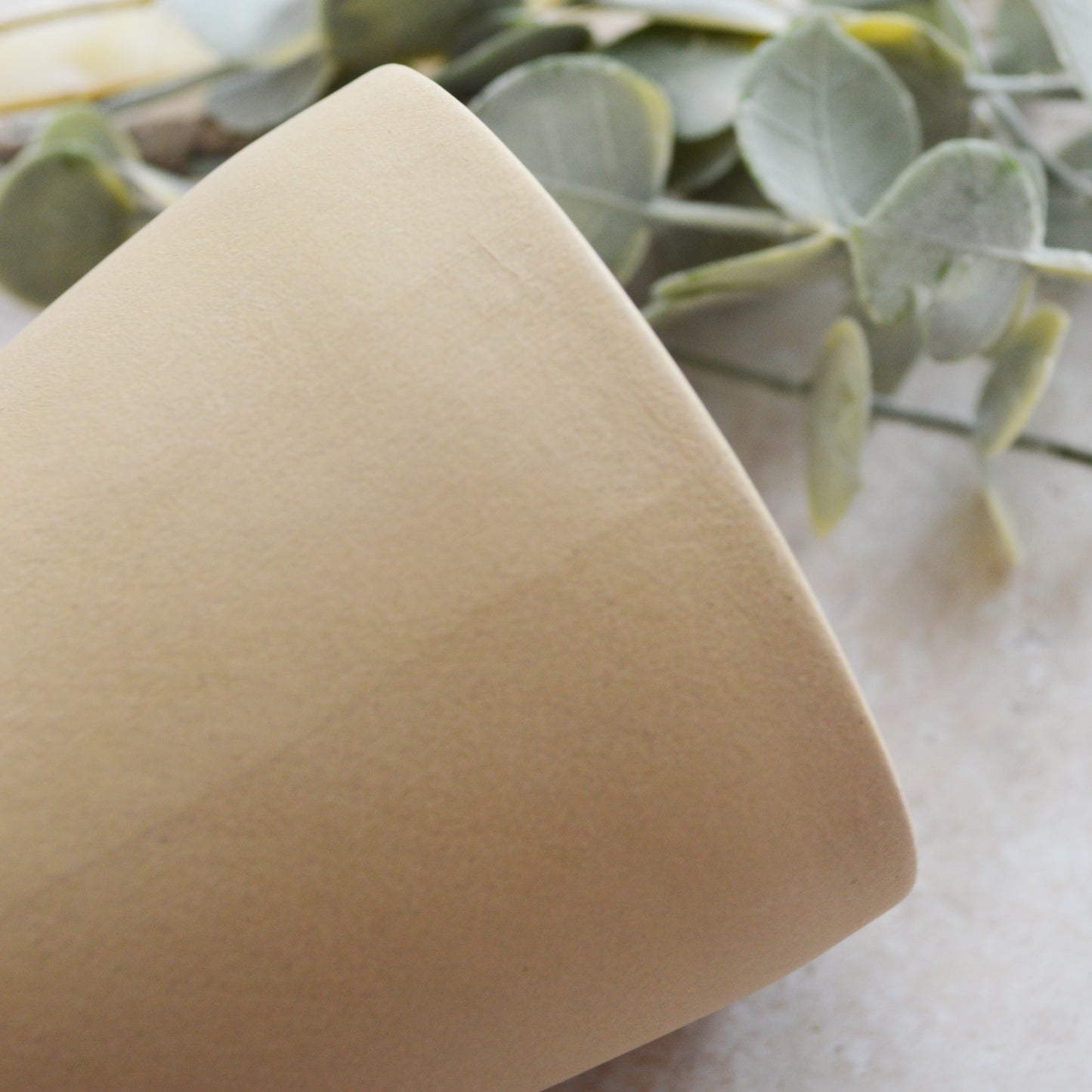 Seconds* Discontinued* Pastel Brown Ceramic Vase With A Short Rim And An Embossed Gold Heart | Flower Vase | Home Decor | Gifts For Her | Stoneware (A73)