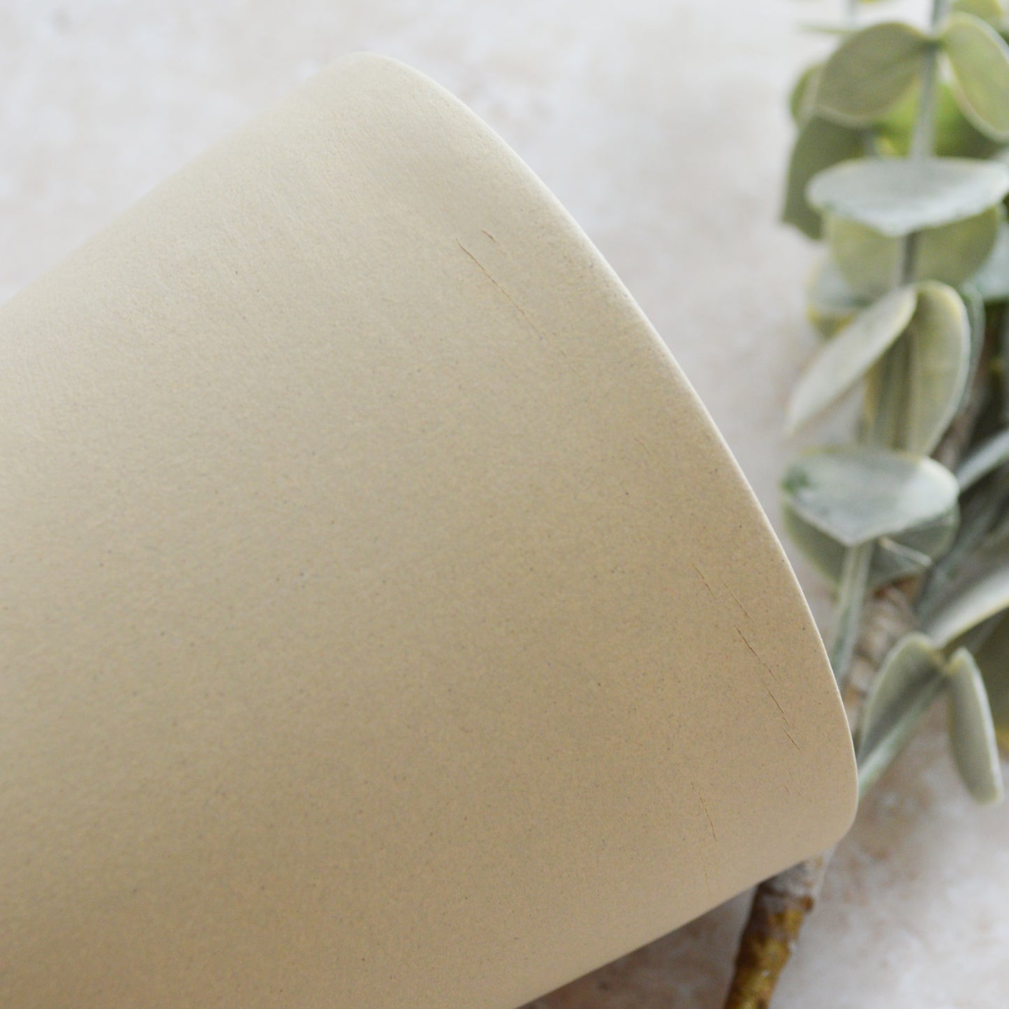 Seconds* Beige Collard Neck Ceramic Vase With A Gold Embossed Heart | Stoneware Vase | Flower Vase (A80)