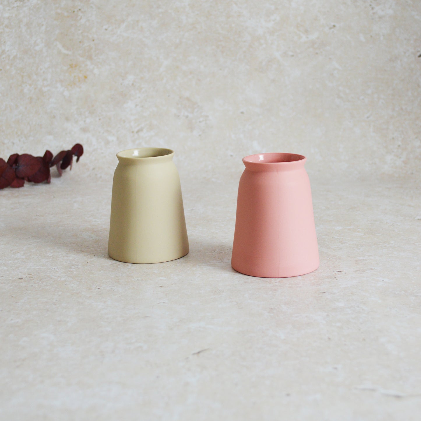 Sample* Seconds* Small Porcelain Vase with a Gold Embossed Heart | Porcelain | Flower Vase | Mother's Day Vase  (B16 & B17)