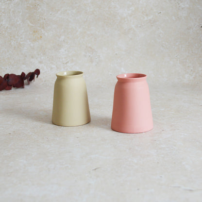 Sample* Seconds* Small Porcelain Vase with a Gold Embossed Heart | Porcelain | Flower Vase | Mother's Day Vase  (B16 & B17)