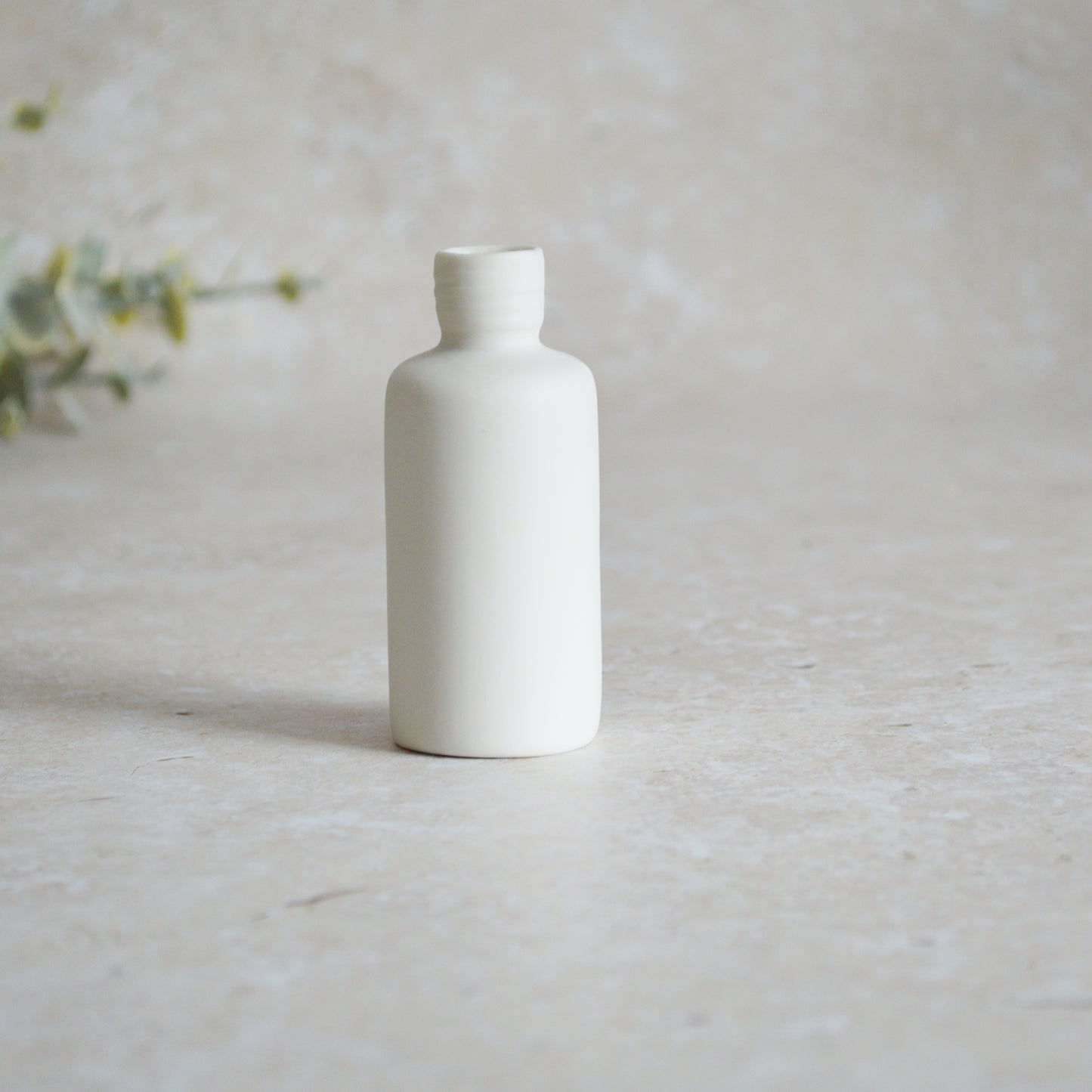 Seconds* Discontinued* I Love You Small Bottle With an Oxide Heart | Porcelain | Valentines Keepsake (B24)
