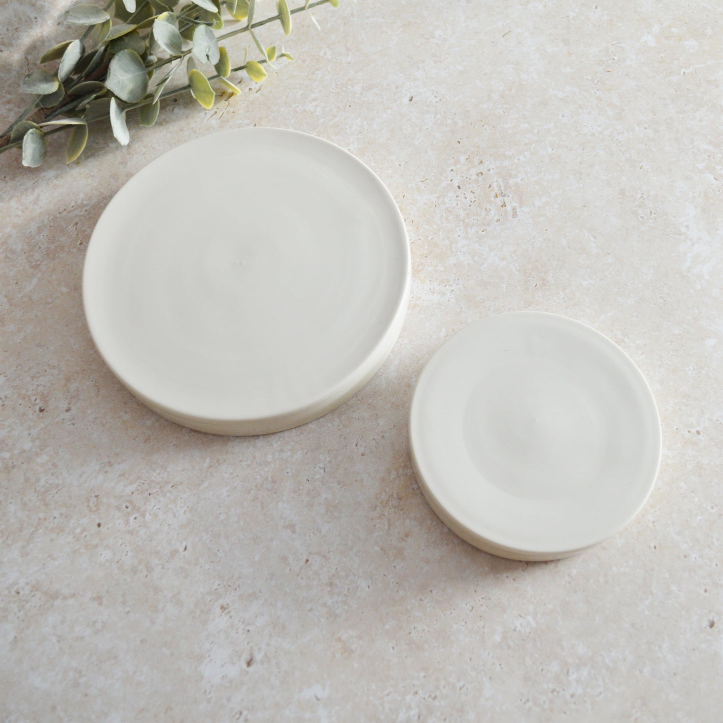 Sample* Seconds* Thrown Porcelain Dishes | Glazed Porcelain | Food Safe (B38 & B39)