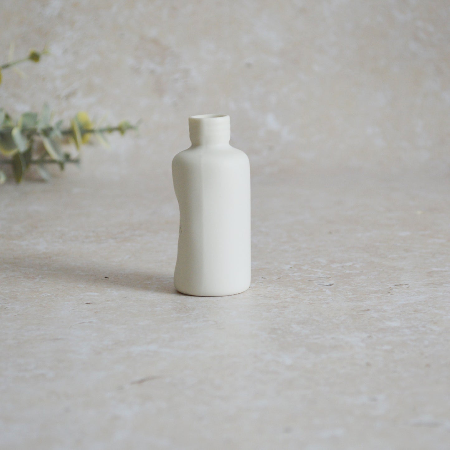 Seconds* Discontinued* I Love You Small Bottle With A Gold Heart | Porcelain | Valentines Keepsake (B50)