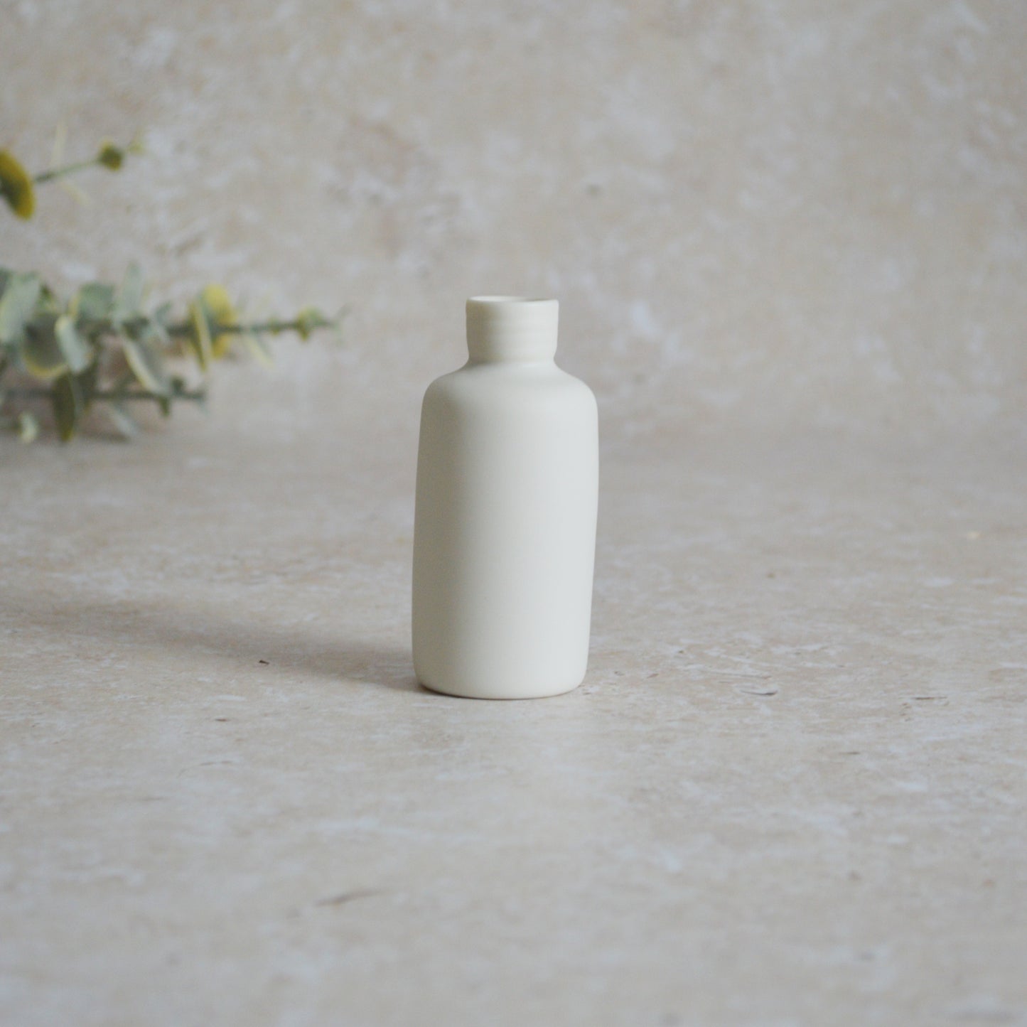 Seconds* Discontinued* I Love You Small Bottle With A Gold Heart | Porcelain | Valentines Keepsake (B50)