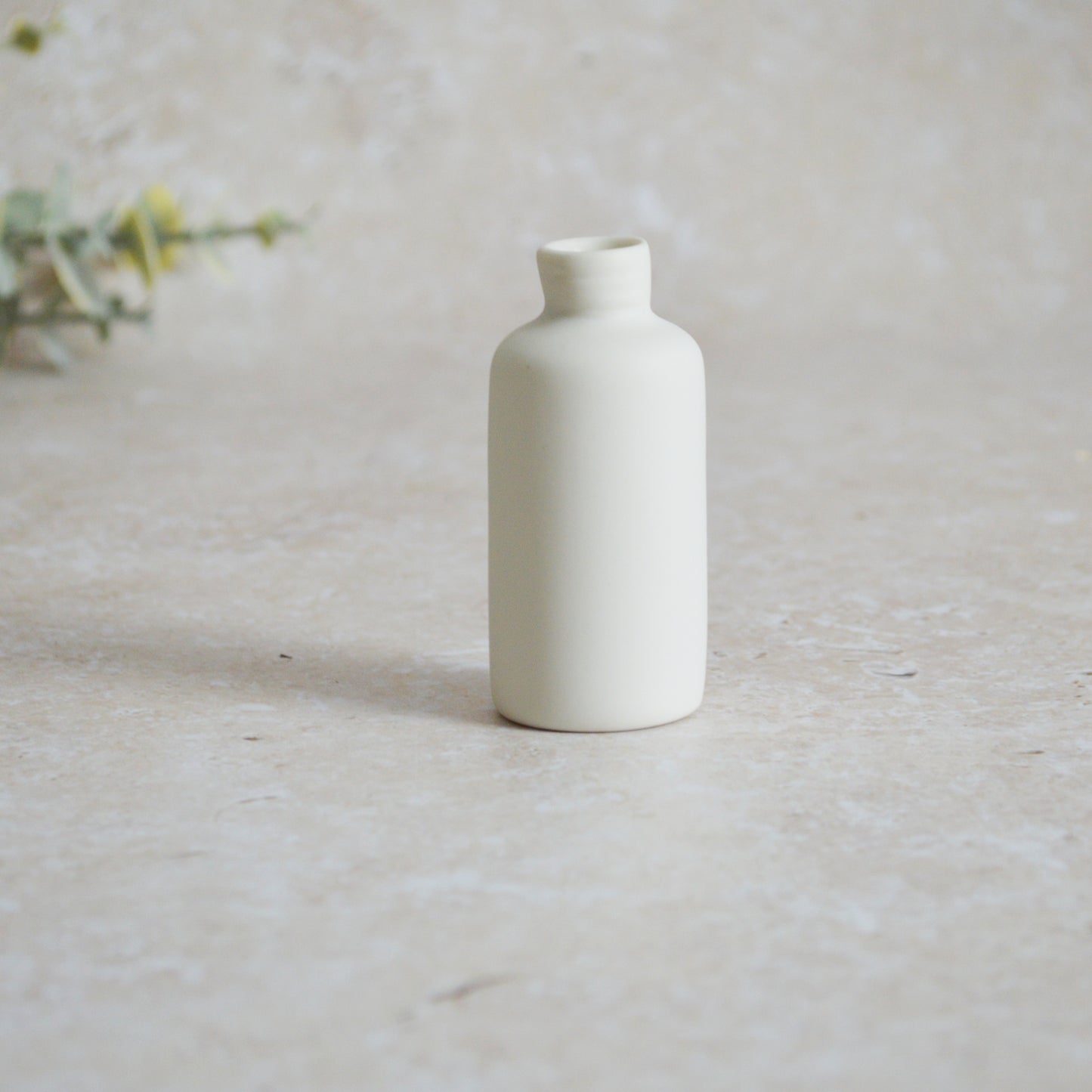 Seconds* Discontinued* I Love You Small Bottle With an Oxide Heart | Porcelain | Valentines Keepsake (B51)