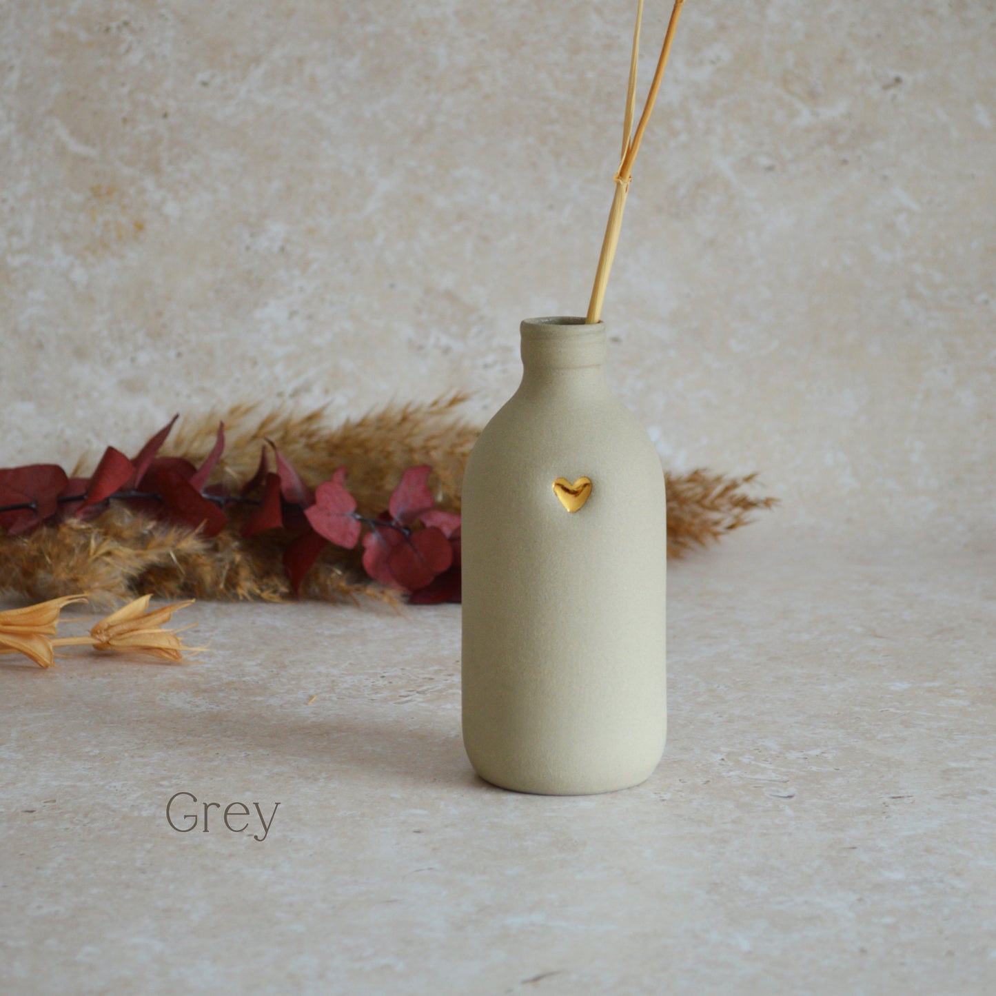 Sample* Seconds* Large Stoneware Pastel Bottle Vases | Flower Vase | Bottle Vase | Stoneware (B55,B57,B60,B63,B66)