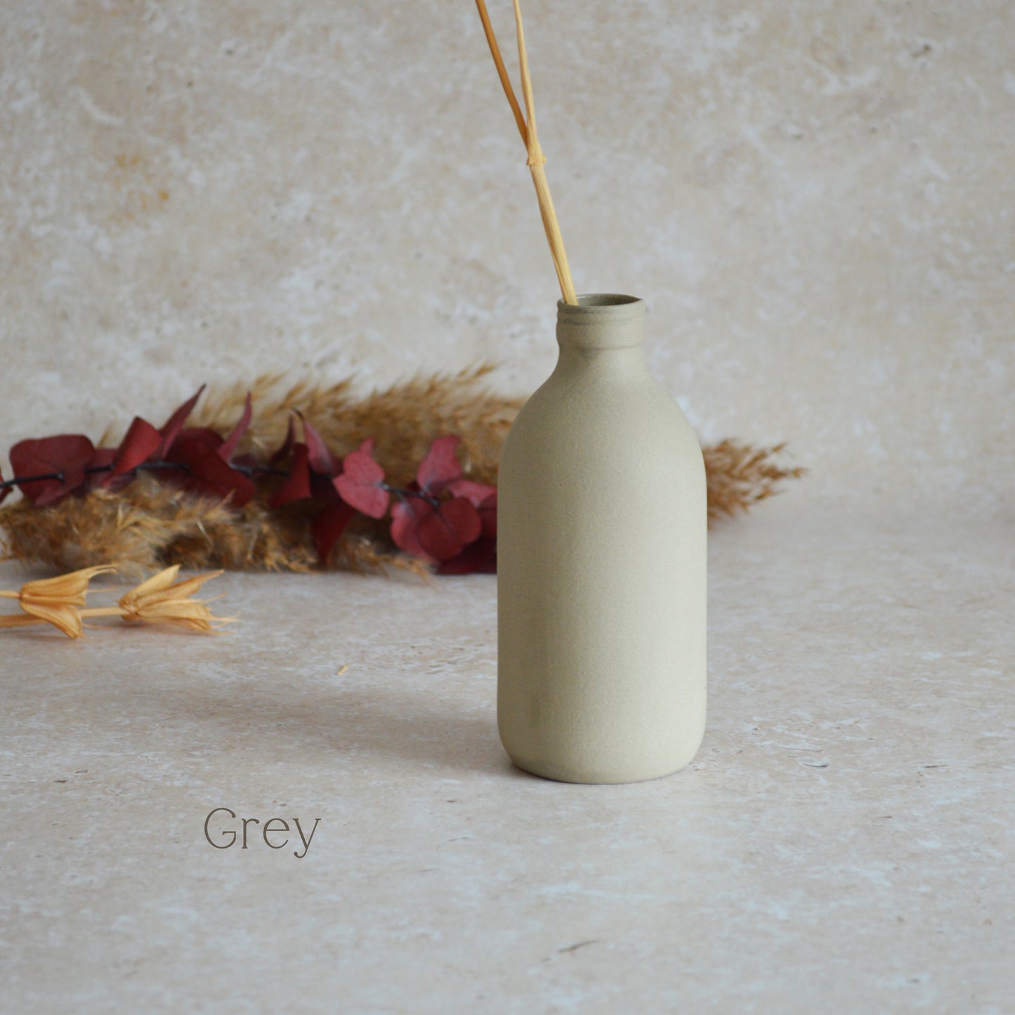 Sample* Seconds* Large Stoneware Pastel Bottle Vases | Flower Vase | Bottle Vase | Stoneware (B55,B57,B60,B63,B66)