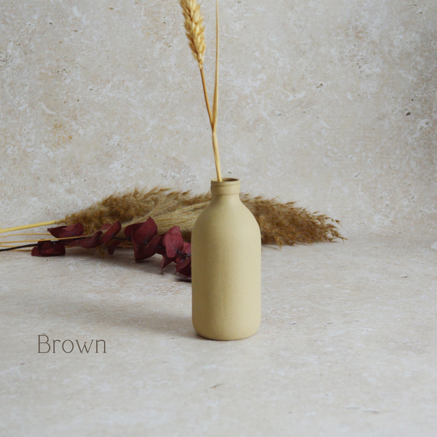 Sample* Seconds* Large Stoneware Pastel Bottle Vases | Flower Vase | Bottle Vase | Stoneware (B55,B57,B60,B63,B66)