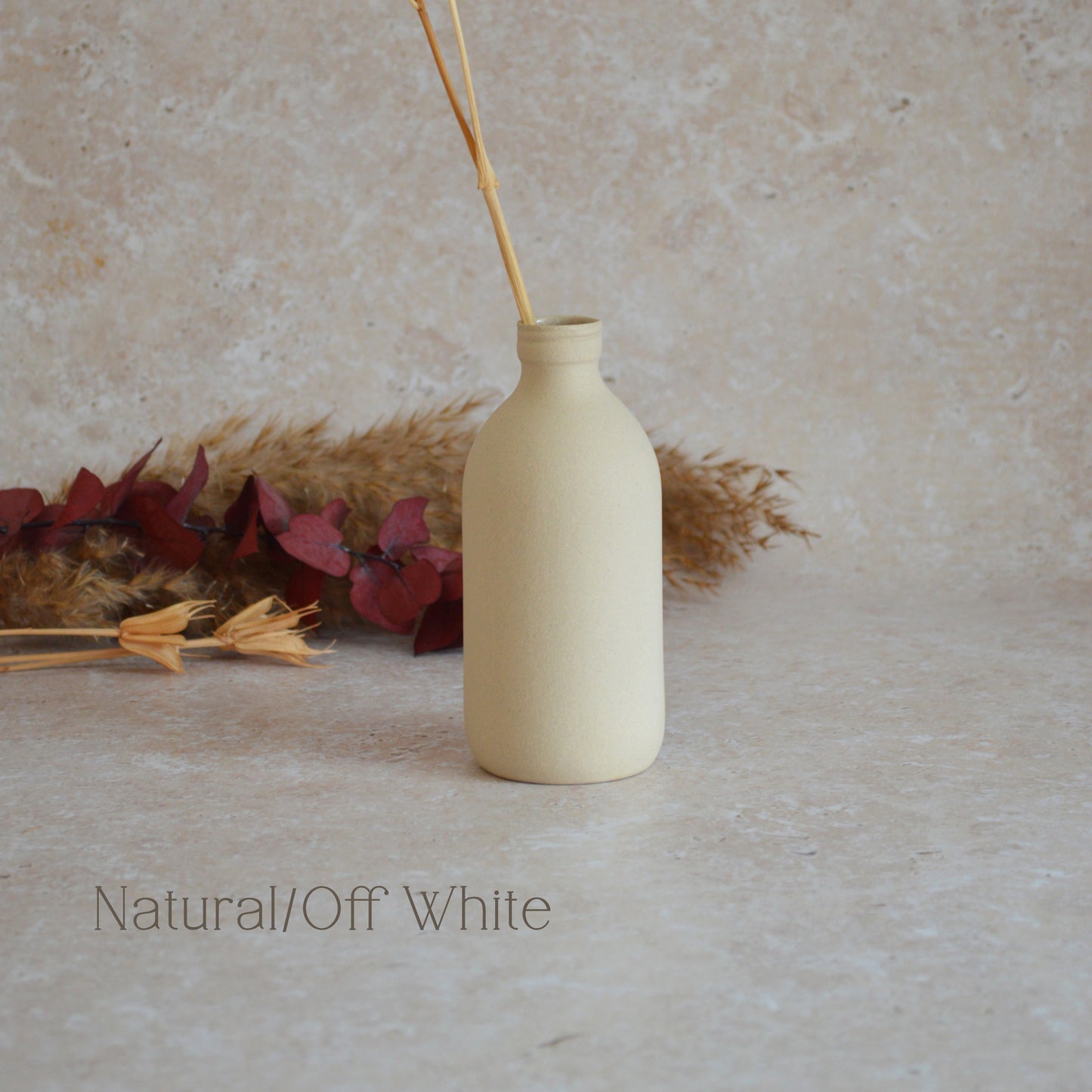 Sample* Seconds* Large Stoneware Pastel Bottle Vases | Flower Vase | Bottle Vase | Stoneware (B55,B57,B60,B63,B66)