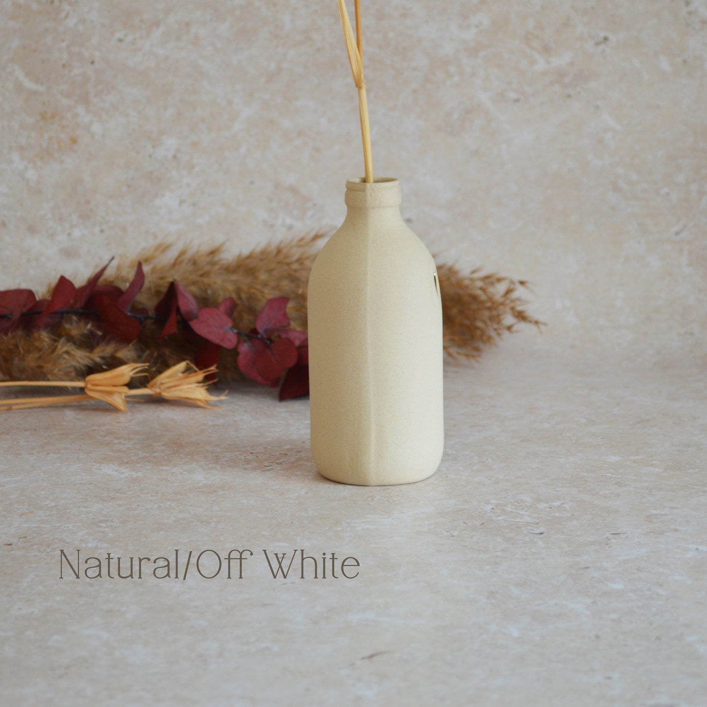 Sample* Seconds* Large Stoneware Pastel Bottle Vases | Flower Vase | Bottle Vase | Stoneware (B55,B57,B60,B63,B66)