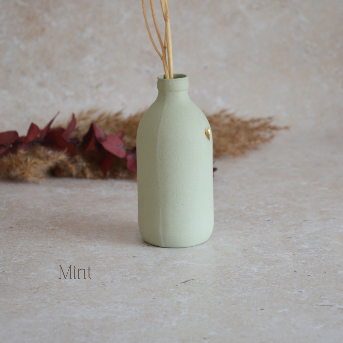 Sample* Seconds* Large Stoneware Pastel Bottle Vases | Flower Vase | Bottle Vase | Stoneware (B55,B57,B60,B63,B66)