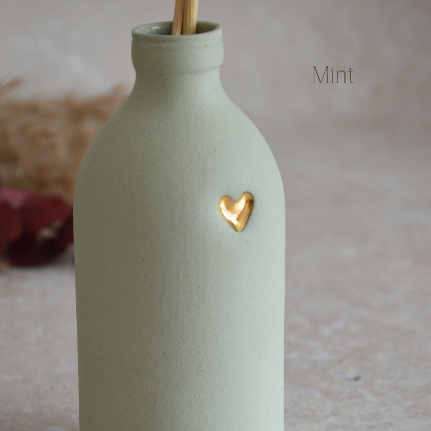 Sample* Seconds* Large Stoneware Pastel Bottle Vases | Flower Vase | Bottle Vase | Stoneware (B55,B57,B60,B63,B66)