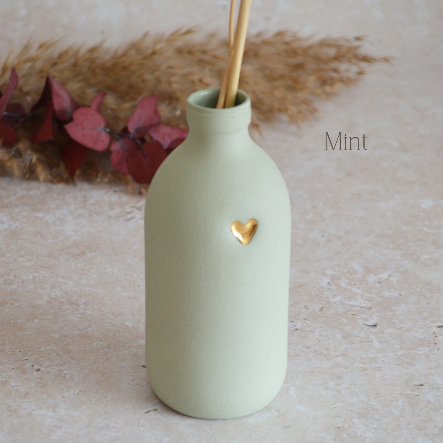 Sample* Seconds* Large Stoneware Pastel Bottle Vases | Flower Vase | Bottle Vase | Stoneware (B55,B57,B60,B63,B66)