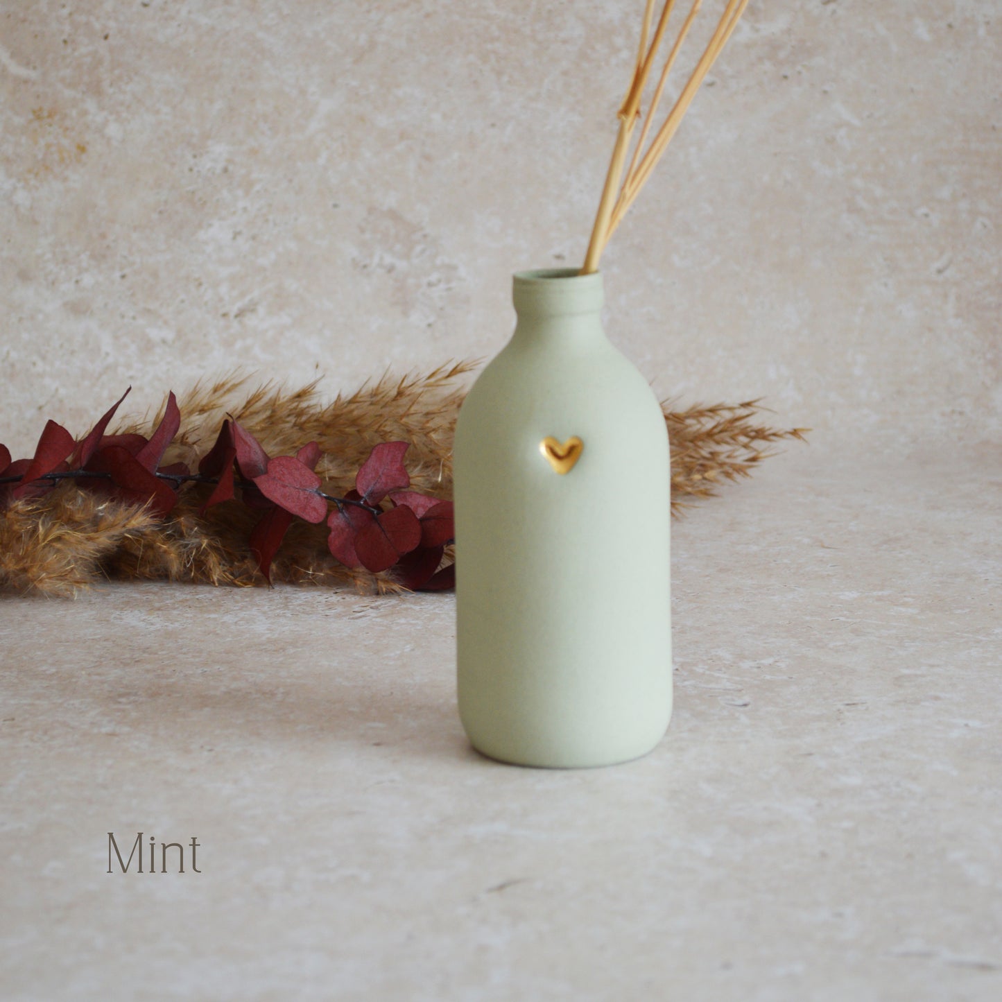 Sample* Seconds* Large Stoneware Pastel Bottle Vases | Flower Vase | Bottle Vase | Stoneware (B55,B57,B60,B63,B66)