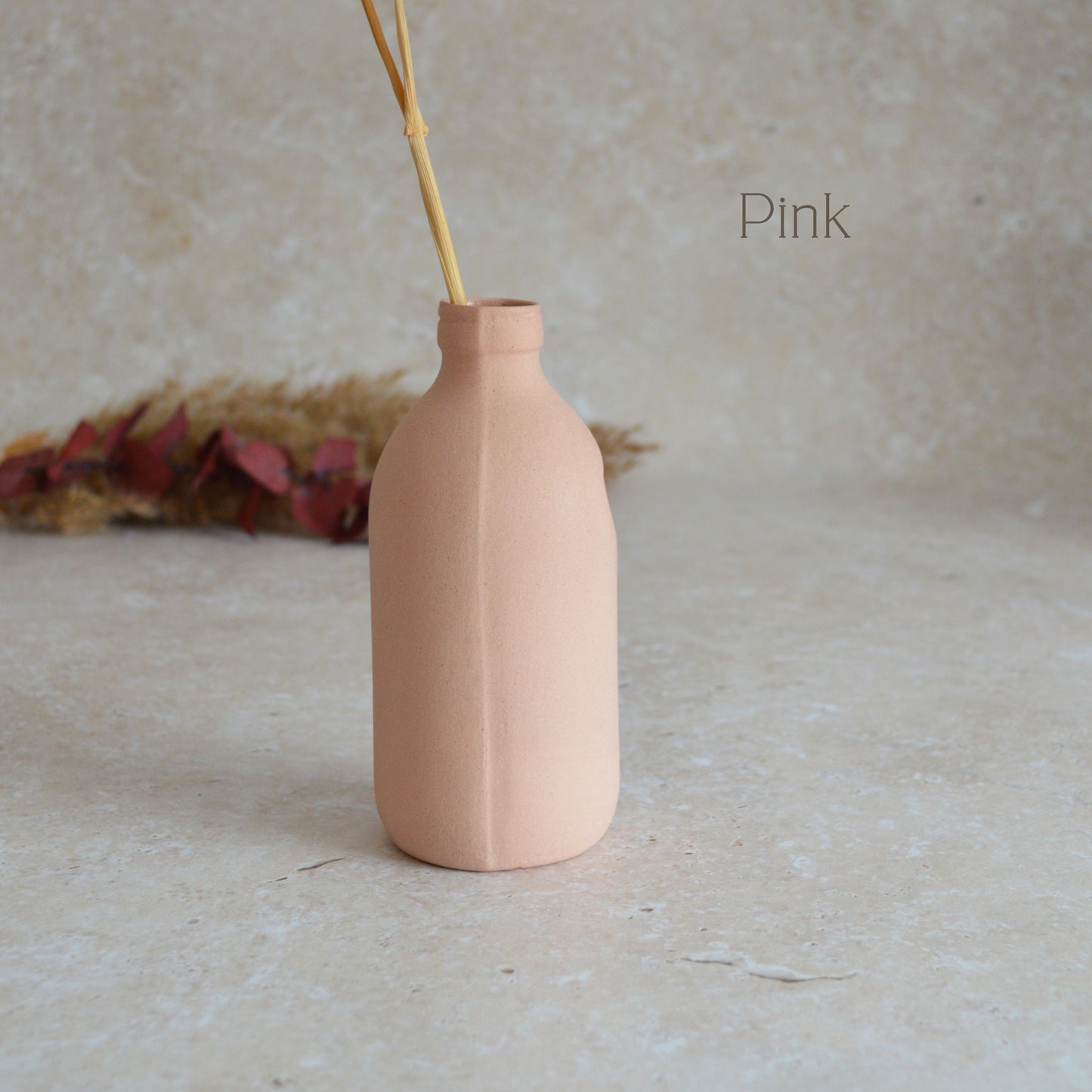 Sample* Seconds* Large Stoneware Pastel Bottle Vases | Flower Vase | Bottle Vase | Stoneware (B55,B57,B60,B63,B66)