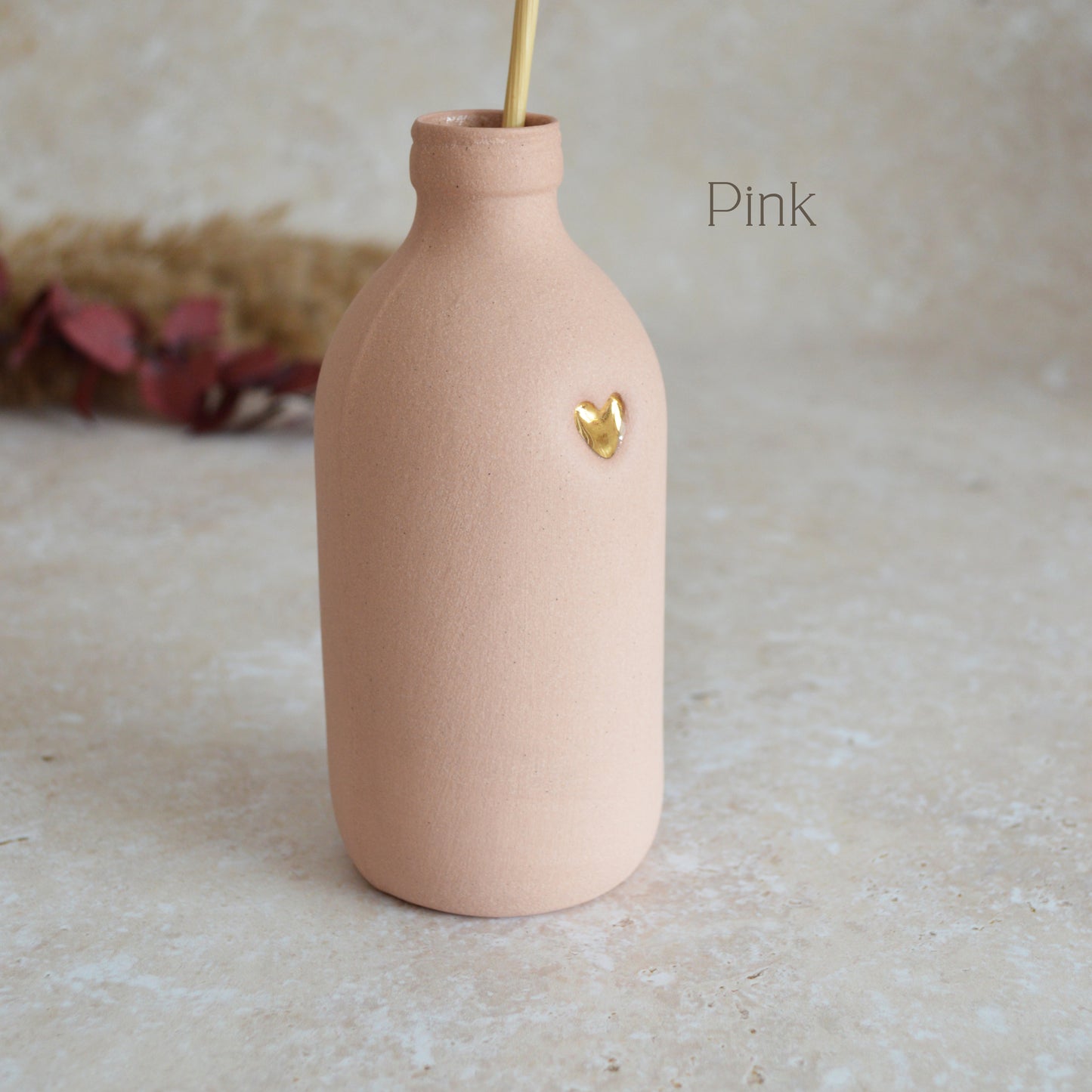 Sample* Seconds* Large Stoneware Pastel Bottle Vases | Flower Vase | Bottle Vase | Stoneware (B55,B57,B60,B63,B66)
