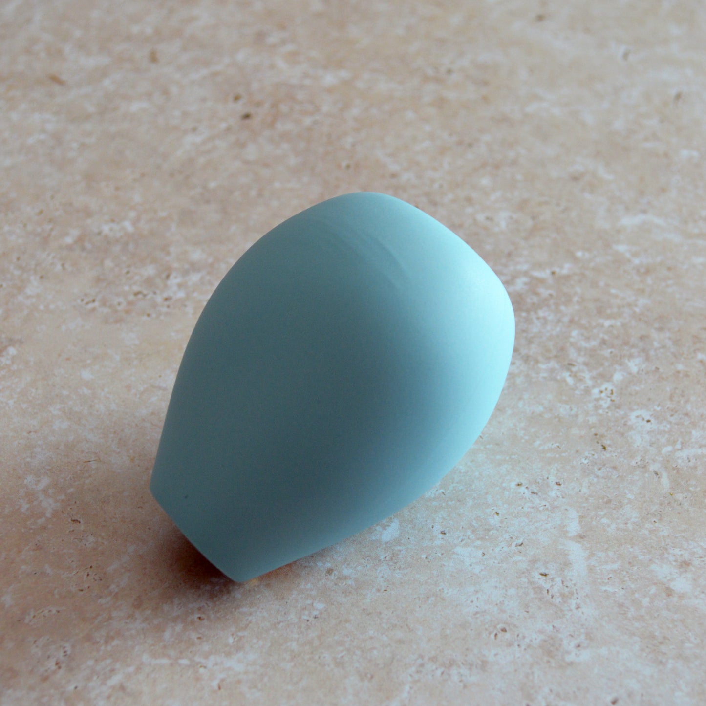 Seconds* Pastel Blue Bud Vase With An Embossed Gold Heart | Porcelain Vase | Flower Vase | Mother's Day Gifts (B87)